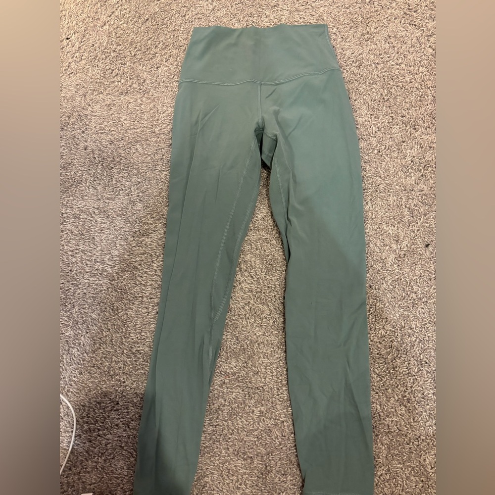 Green/blue align leggings size 4